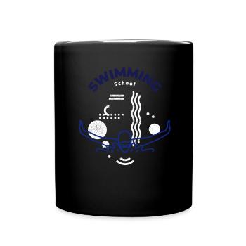 Natation Natation Nageurs Cool Drôle Gesche - Mug uni - noir - Devant