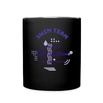 Cadeau d’équipe de natation cool pour un sw - Mug uni - noir - Devant