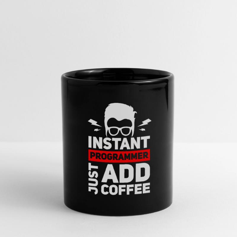 Lustiger Programmierer-Kaffee für Coder Tasse einfarbig