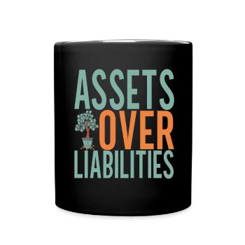 Actions Actionnaire Investisseur - Mug uni - noir - Devant