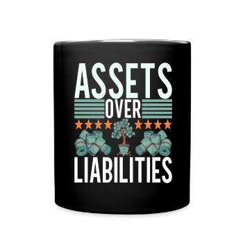 Actions Actionnaire Investisseur - Mug uni - noir - Devant