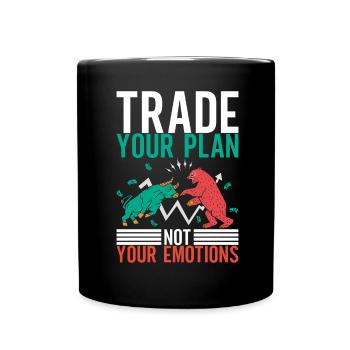 Actions Actionnaire Investisseur - Mug uni - noir - Devant