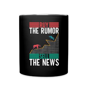 Actions Actionnaire Investisseur - Mug uni - noir - Devant