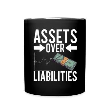 Actions Actionnaire Investisseur - Mug uni - noir - Devant