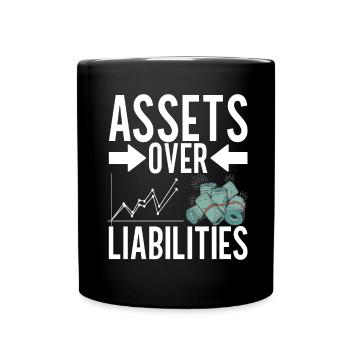 Actions Actionnaire Investisseur - Mug uni - noir - Devant