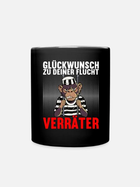 Abschiedsgeschenk Kollege Jobwechsel - Tasse einfarbig - Schwarz