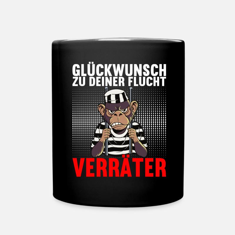 Abschiedsgeschenk Kollege Jobwechsel - Tasse einfarbig - Schwarz