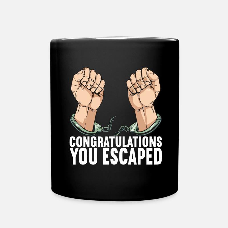 Abschiedsgeschenk Kollege Jobwechsel - Tasse einfarbig - Schwarz