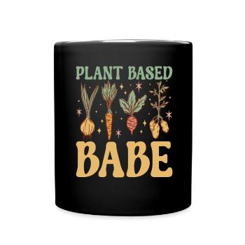 Vegan Vegetarian - Full Colour Mug - black - Front