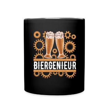 Brasseurs de bière Brassage de bière - Mug uni - noir - Devant