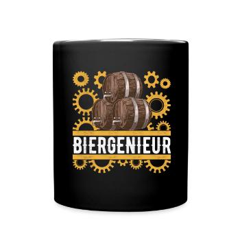 Brasseurs de bière Brassage de bière - Mug uni - noir - Devant