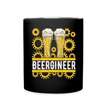 Brasseurs de bière Brassage de bière - Mug uni - noir - Devant