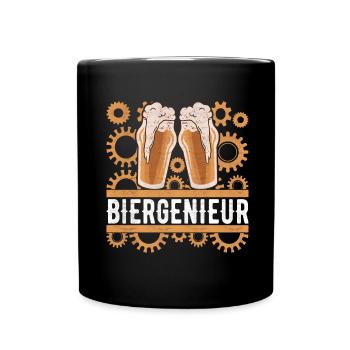 Brasseurs de bière Brassage de bière - Mug uni - noir - Devant