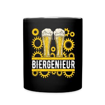 Brasseurs de bière Brassage de bière - Mug uni - noir - Devant