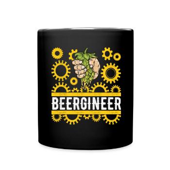 Beer brewers Beer brewing - Full Colour Mug - black - Front