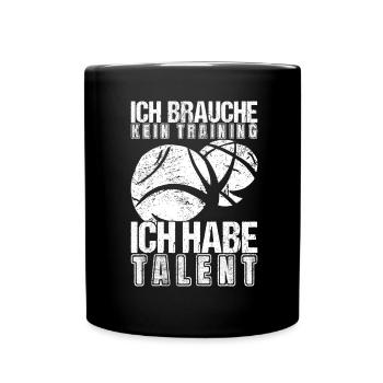 Boule Boulespieler - Tasse einfarbig - Schwarz - Vorne
