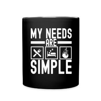 Cornemuses Cornemuses - Mug uni - noir - Devant
