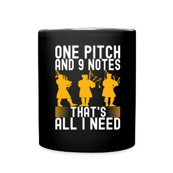 Cornemuses Cornemuses - Mug uni - noir - Devant