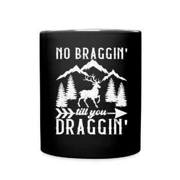 Hunting Hunter Hunting Deer - Full Colour Mug - black - Front