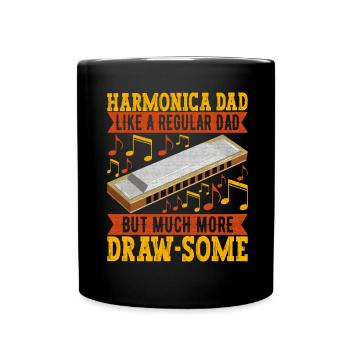 Harmonica Harmonica - Full Colour Mug - black - Front