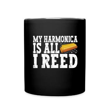 Harmonica Harmonica - Full Colour Mug - black - Front