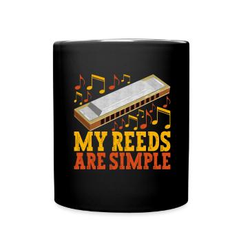 Harmonica Harmonica - Full Colour Mug - black - Front