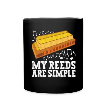 Harmonica Harmonica - Full Colour Mug - black - Front