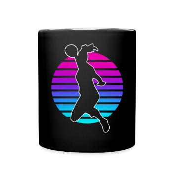 Handball Handball Joueur de handball féminin - Mug uni - noir - Devant