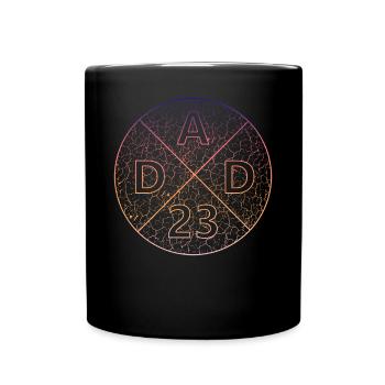 Dad - Tasse einfarbig - Schwarz - Vorne