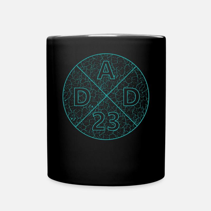 Dad 23 - Tasse einfarbig - Schwarz