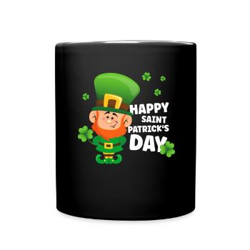 Irlande irlandaise Lucky Goblin Drôle St Patrick’s Day - Mug uni - noir - Devant