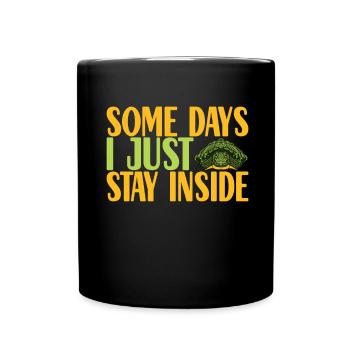 Turtle Turtle Aquatic turtle - Full Colour Mug - black - Front