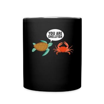 Turtle Turtle Aquatic turtle - Full Colour Mug - black - Front