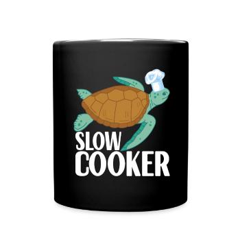 Turtle Turtle Aquatic turtle - Full Colour Mug - black - Front