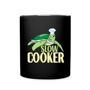Turtle Turtle Aquatic turtle - Full Colour Mug - black - Front