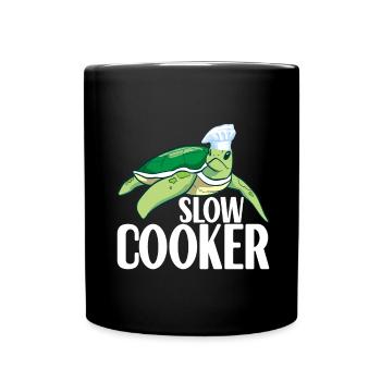Turtle Turtle Aquatic turtle - Full Colour Mug - black - Front