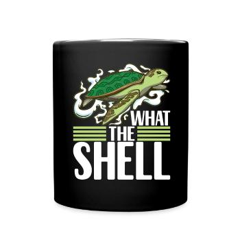 Turtle Turtle Aquatic turtle - Full Colour Mug - black - Front