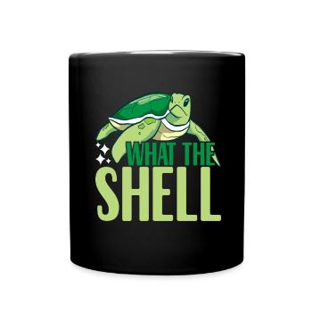 Turtle Turtle Aquatic turtle - Full Colour Mug - black - Front