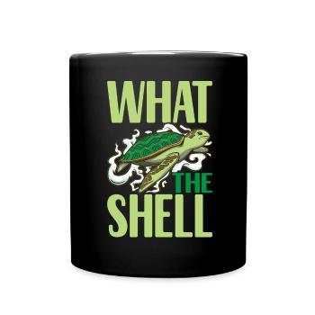 Turtle Turtle Aquatic turtle - Full Colour Mug - black - Front