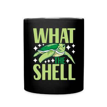 Turtle Turtle Aquatic turtle - Full Colour Mug - black - Front
