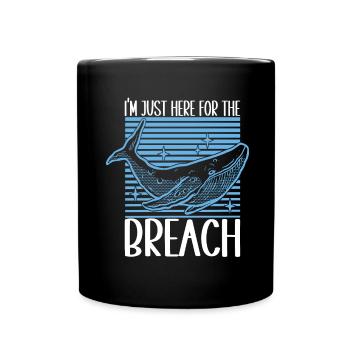 Observateurs de baleines - Mug uni - noir - Devant