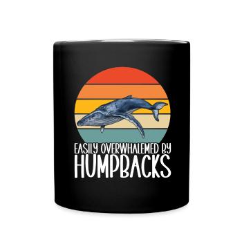 Observateurs de baleines - Mug uni - noir - Devant