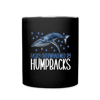 Observateurs de baleines - Mug uni - noir - Devant