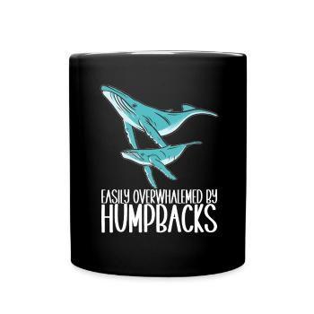Observateurs de baleines - Mug uni - noir - Devant
