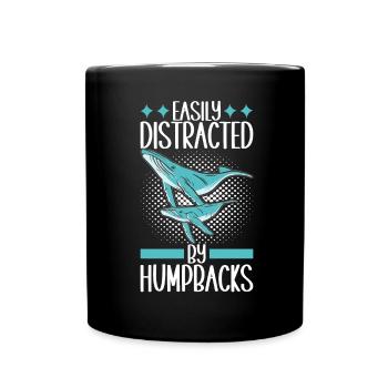 Observateurs de baleines - Mug uni - noir - Devant