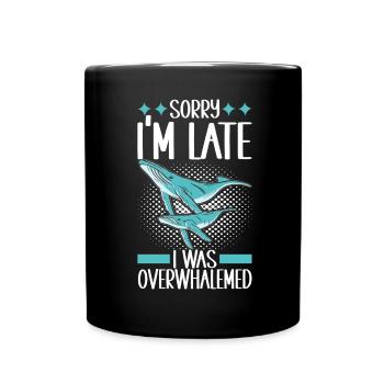 Observateurs de baleines - Mug uni - noir - Devant