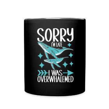 Observateurs de baleines - Mug uni - noir - Devant