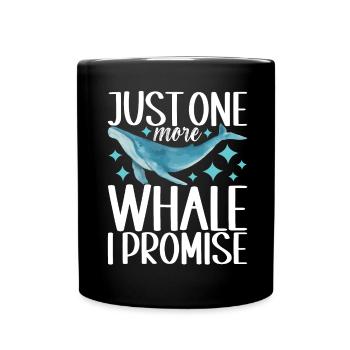 Observateurs de baleines - Mug uni - noir - Devant