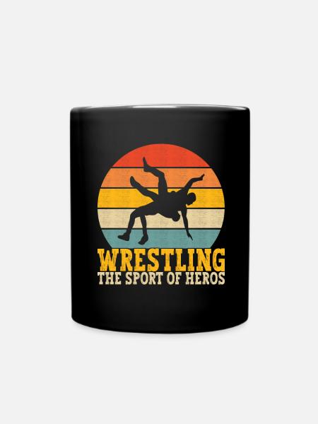 Wrestling Ringen Ringer - Tasse einfarbig - Schwarz