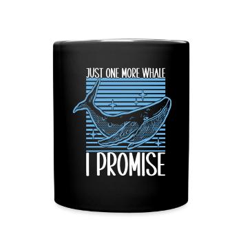 Observateurs de baleines - Mug uni - noir - Devant